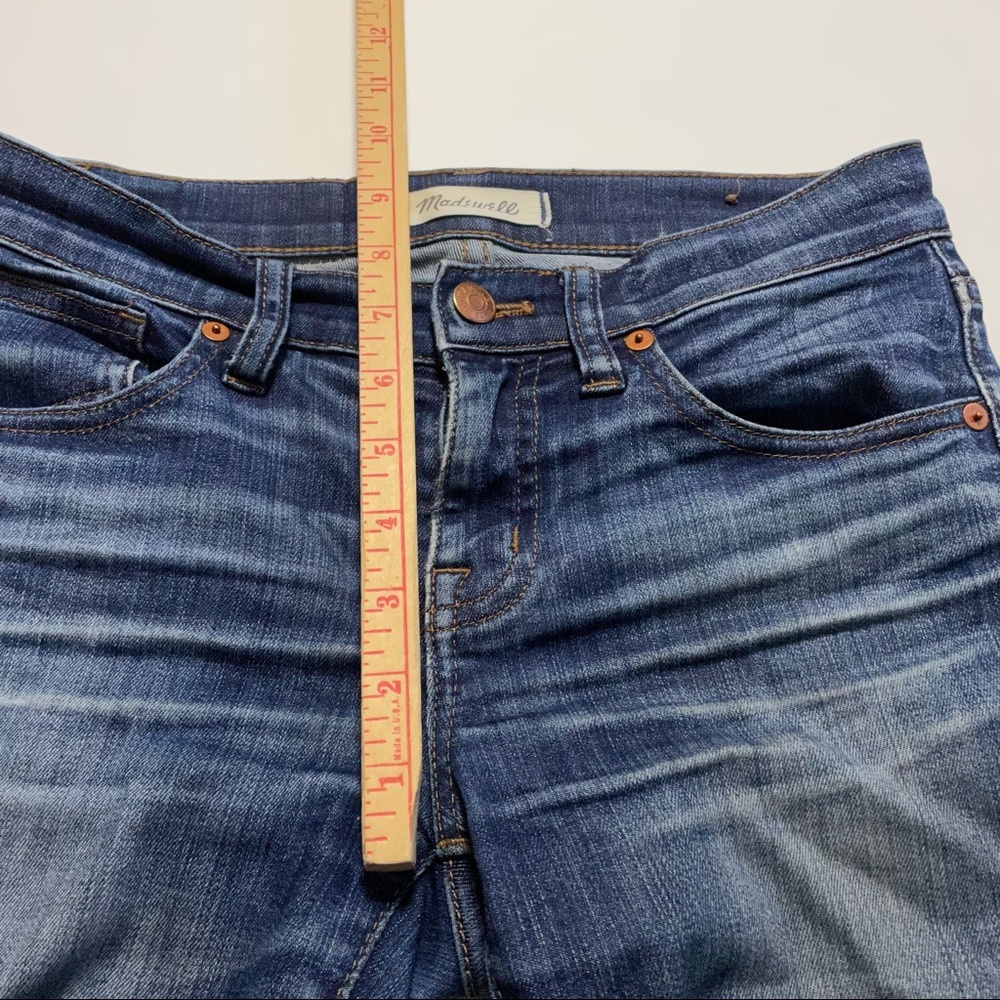 Madewell “Skinny Skinny” Denim Jeans Boho Preppy Streetwear Casual Size 25 - Picture 11 of 11